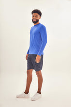 Carregar imagem no visualizador da galeria, Image 02: Uv Line T-Shirt Longsleeve Uvpro Brasil Masc Cobalto Upf50+