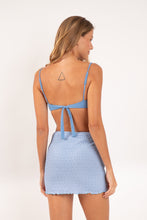 Carregar imagem no visualizador da galeria, Model Back: Rio De Sol Jupe De Page Drift-Cianita Lila Skirt