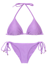 Carregar imagem no visualizador da galeria, Product Front: Rio De Sol Ensemble Set Orchid Tri-Inv Cheeky-Tie