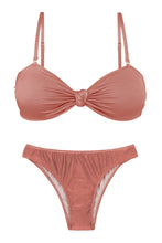 Carregar imagem no visualizador da galeria, Product Front: Rio De Sol Ensemble Set Shimmer-Copper Bandeau-Joy Essential