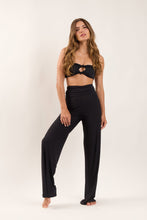 Carregar imagem no visualizador da galeria, Image 05: Rio De Sol Pantalon De Plage Black Pants Knot