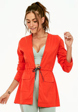 Carregar imagem no visualizador da galeria, Model Front: Alto Giro Fitness Haut Jaqueta Tricoline Co2 Over