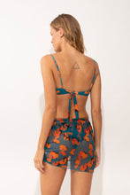 Carregar imagem no visualizador da galeria, Model Back: Rio De Sol Jupe De Page Luma Mini Skirt Ruched