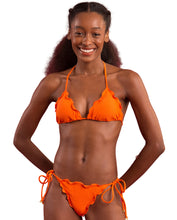 Carregar imagem no visualizador da galeria, Gallery: Rio De Sol Ensemble Set Dots-Orange Frufru