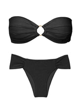 Carregar imagem no visualizador da galeria, Product Front: Rio De Sol Ensemble Set Malibu-Black Mavi Baobi