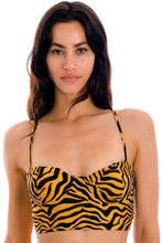Carregar imagem no visualizador da galeria, Gallery: Rio De Sol Haut Top Wild-Orange Balconet-Anna
