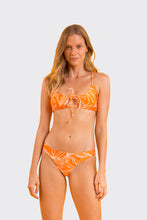 Carregar imagem no visualizador da galeria, Model Front: Rio De Sol Ensemble Set Trail-Orange Tank-Tie Essential-Comfy