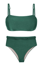 Carregar imagem no visualizador da galeria, Product Front: Rio De Sol Ensemble Set Palace Bandeau-Reto Hotpants