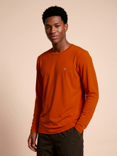 Carregar imagem no visualizador da galeria, Gallery: Uv Line T-Shirt Longsleeve Uvpro Brasil Masc Pitanga Upf50+