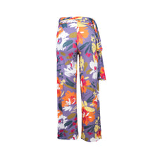 Carregar imagem no visualizador da galeria, Product Back: Rio De Sol Pantalon De Plage Garden-Flower Pants Knot