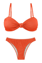 Carregar imagem no visualizador da galeria, Product Front: Rio De Sol Ensemble Set Paprica Bandeau-Joy Essential