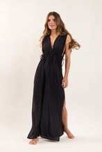 Carregar imagem no visualizador da galeria, Image 02: Rio De Sol Vêtement De Plage Black Long Dress Soleil