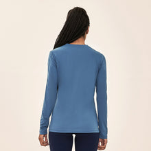Carregar imagem no visualizador da galeria, Model Back: Uv Line T-Shirt Longsleeve Sport Fit Aco Upf50+