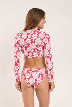 Carregar imagem no visualizador da galeria, Model Back: Wednesday In Hawaii By Rio De Sol Haut Top Pua-Hibiscus Reef
