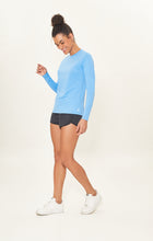 Carregar imagem no visualizador da galeria, Image 02: Uv Line T-Shirt Camiseta Uv X Pro Ml Azul Claro Upf50+