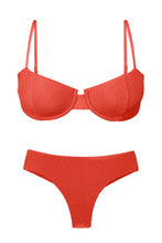 Carregar imagem no visualizador da galeria, Product Front: Rio De Sol Ensemble Set Malibu-Chili Balconet Ciao