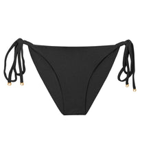 Carregar imagem no visualizador da galeria, Product Front: Rio De Sol Bas Bottom Malibu-Black Cheeky-Tie