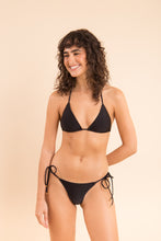 Carregar imagem no visualizador da galeria, Model Front: Rio De Sol Ensemble Set Shimmer-Black Tri-Inv Cheeky-Tie