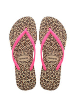 Carregar imagem no visualizador da galeria, Image 04: Havaianas Tongs Havaianas Slim Animals Sandgrey/Pink