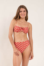 Carregar imagem no visualizador da galeria, Image 11: Rio De Sol Haut Top Floral-Scales Balconet-Tie