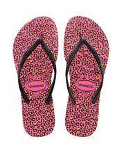 Carregar imagem no visualizador da galeria, Image 03: Havaianas Tongs Havaianas Slim Animals Shocking Pink
