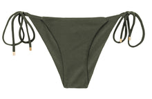 Carregar imagem no visualizador da galeria, Product Front: Rio De Sol Bas Bottom Shimmer-Croco Cheeky-Tie