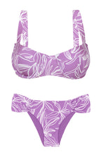 Carregar imagem no visualizador da galeria, Product Front: Rio De Sol Ensemble Set Trail-Purple Amelia Baobi
