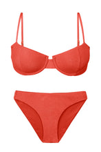Carregar imagem no visualizador da galeria, Product Front: Rio De Sol Ensemble Set Malibu-Chili Balconet Essential-Comfy