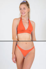 Carregar imagem no visualizador da galeria, Model Front: Rio De Sol Ensemble Set Light-Peach Halter-Cos Essential-Comfy