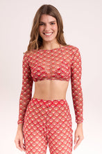 Carregar imagem no visualizador da galeria, Gallery: Rio De Sol Haut De Plage Floral-Scales Top Harper