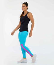 Carregar imagem no visualizador da galeria, Image 02: Alto Giro Fitness Haut Regata Skin Fit Tule E Laser Preto