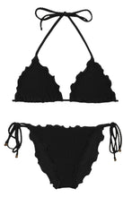 Carregar imagem no visualizador da galeria, Product Front: Rio De Sol Ensemble Set Dots-Black Frufru-Comfy