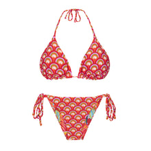 Carregar imagem no visualizador da galeria, Product Front: Rio De Sol Ensemble Set Floral-Scales Tri-Inv Lacinho