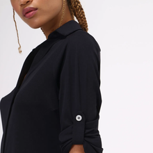 Carregar imagem no visualizador da galeria, Image 04: Uv Line Chemise Shirtdress Copenhagen Fem Black Upf50+