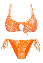 Carregar imagem no visualizador da galeria, Product Front: Rio De Sol Ensemble Set Trail-Orange Tank-Tie Ibiza-Comfy