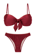 Carregar imagem no visualizador da galeria, Product Front: Rio De Sol Ensemble Set Shimmer-Divino Bandeau-Knot Essential