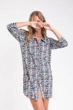 Carregar imagem no visualizador da galeria, Image 08: Rio De Sol Chemise Ikat Chemise