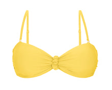 Carregar imagem no visualizador da galeria, Product Front: Rio De Sol Haut Top Amarelo Bandeau-Crispy