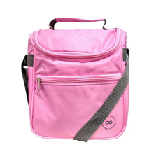 Carregar imagem no visualizador da galeria, Model Front: Alto Giro Sac De Plage Bolsa Termica Alto Giro Rosa Mauve
