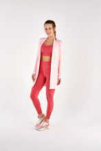 Carregar imagem no visualizador da galeria, Image 02: Alto Giro Fitness Haut Cardigan Rib Santorini Rosa Respire