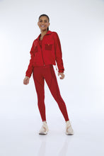 Carregar imagem no visualizador da galeria, Image 08: Alto Giro Fitness Haut Jaqueta Techno Taslon Com Bolsos Vermelho Haute Red