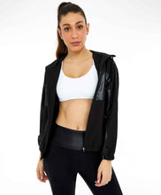 Carregar imagem no visualizador da galeria, Image 05: Alto Giro Fitness Haut Jaqueta Tecnospan Recortes Preto