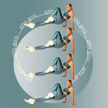 Carregar imagem no visualizador da galeria, Image 07: Alto Giro Fitness Bas Legging Atlanta Fitas Refletivas Verde Strong