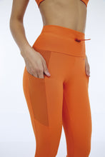 Carregar imagem no visualizador da galeria, Image 02: Alto Giro Fitness Bas Legging Hyper Regulagem No Cos Laranja Orangeade