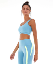 Carregar imagem no visualizador da galeria, Image 02: Alto Giro Fitness Haut Top Blackout Costas Regata Azul Waters