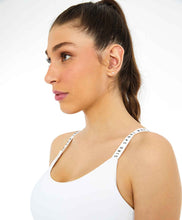 Carregar imagem no visualizador da galeria, Image 02: Alto Giro Fitness Haut Top Bodytex Alcas Personalizadas Branco