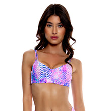 Carregar imagem no visualizador da galeria, Gallery: Luli Fama Haut Top Strappy Blue Pink