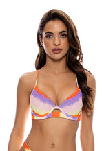 Carregar imagem no visualizador da galeria, Model Front: Luli Fama Haut Top Underwire Miami Sunsets