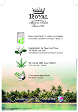 Carregar imagem no visualizador da galeria, Image 06: Monoï Royal Solaire Monoi Royal Cb Glass Bottle