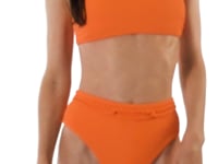 Carregar e reproduzir vídeo no visualizador da Galeria, Video: Rio De Sol Ensemble Set St-Tpz-Tangerina Reto Hotpant-High